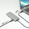 ACT USB-C 4K / 8K 30Hz dokavimo stotelė su 1 HDMI monitoriumi, 2,5 Gigabit eternetu, USB-C 10Gbps, USB-A 10Gbps, 3,5 mm garso išvestimi, PD praėjimu