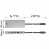 ACT USB-C 4K / 8K 30Hz dokavimo stotelė su 1 HDMI monitoriumi, 2,5 Gigabit eternetu, USB-C 10Gbps, USB-A 10Gbps, 3,5 mm garso išvestimi, PD praėjimu