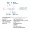 ACT USB-C 4K / 8K 30Hz dokavimo stotelė su 1 HDMI monitoriumi, 2,5 Gigabit eternetu, USB-C 10Gbps, USB-A 10Gbps, 3,5 mm garso išvestimi, PD praėjimu