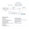 ACT Universal USB-C dokų stotelė 4K, 2 HDMI/DisplayPort monitoriams, DisplayLink, kompaktiškas dizainas