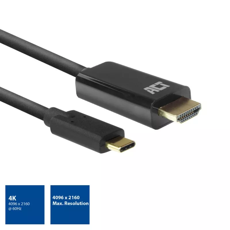 USB-C į HDMI kabelis ACT AC7315 2 metrai