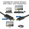 USB-C į DisplayPort laidas ACT AC7325 2 metrai