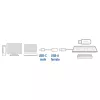 ACT USB 3.0 laidas OTG USB-C (vyriškas) į USB-A (moterišką) 0,2 m, 5 Gbit/s