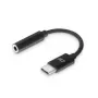 Garso adapteris ACT AC7380 USB-C (vyriškas) į 3,5 mm (moteriška) 0,11 m juodas