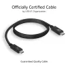 ACT USB 3.0 laidas USB-C USB-IF sertifikuotas 1 metras 5 Gbit/s