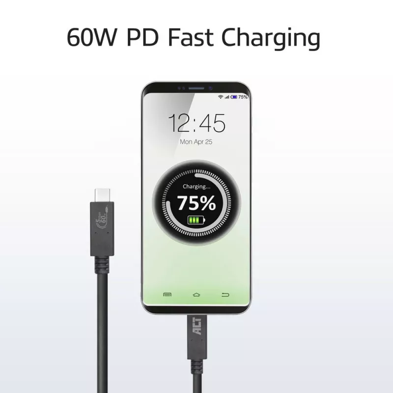 ACT USB 3.0 laidas USB-C USB-IF sertifikuotas 2 metrai 5 Gbit/s