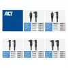 ACT USB 3.0 kampinis kabelis USB-C 1 m 5 Gbit/s juodas