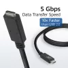 ACT USB 3.0 ilginimo laidas USB-C 2 m 5 Gbit/s juodas