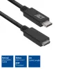 ACT USB 3.0 ilginimo laidas USB-C 2 m 5 Gbit/s juodas