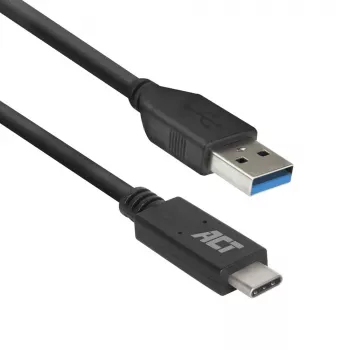 ACT USB 3.0 kabelis USB-A į USB-C 2 m 5 Gbit/s juodas
