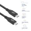 USB-C laidas ACT AC7442 2m 10Gbps 60W juodas