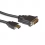 ACT 2 m HDMI į DVI-D adapterinis kabelis, HDMI A kištukas - DVI-D single link kištukas 18+1