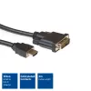 ACT 2 m HDMI į DVI-D adapterinis kabelis, HDMI A kištukas - DVI-D single link kištukas 18+1