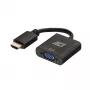 ACT AC7535 HDMI į VGA adapteris su garsu, 0,15 m