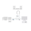 ACT AC7535 HDMI į VGA adapteris su garsu, 0,15 m
