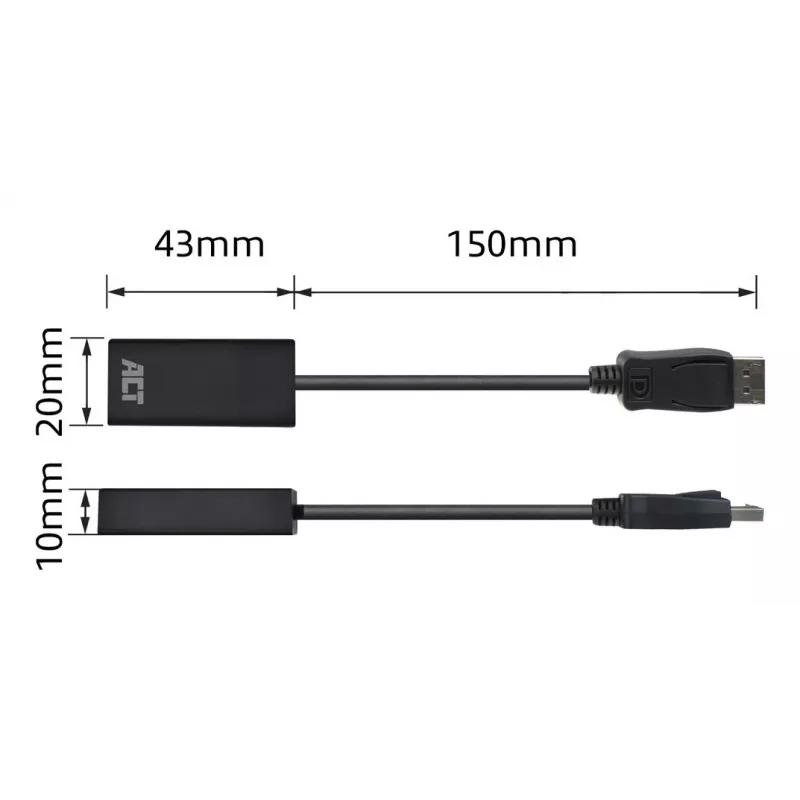 Adapteris DisplayPort į HDMI ACT AC7555