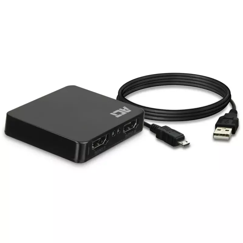 ACT AC7835 4K HDMI skirstytuvas 2 prievadai 3840 x 2160 juodas