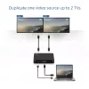 ACT AC7835 4K HDMI skirstytuvas 2 prievadai 3840 x 2160 juodas
