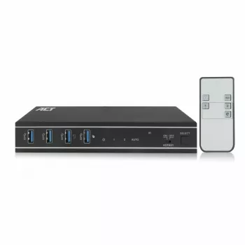 ACT 2 prievadų HDMI 4K@60Hz KVM jungiklis su USB 3.2 Gen1 (USB 3.0)
