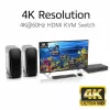 ACT 2 prievadų HDMI 4K@60Hz KVM jungiklis su USB 3.2 Gen1 (USB 3.0)