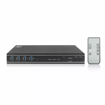 ACT 2-Port Dual HDMI 4K@60Hz KVM jungiklis, USB 3.2 Gen1 (USB 3.0)