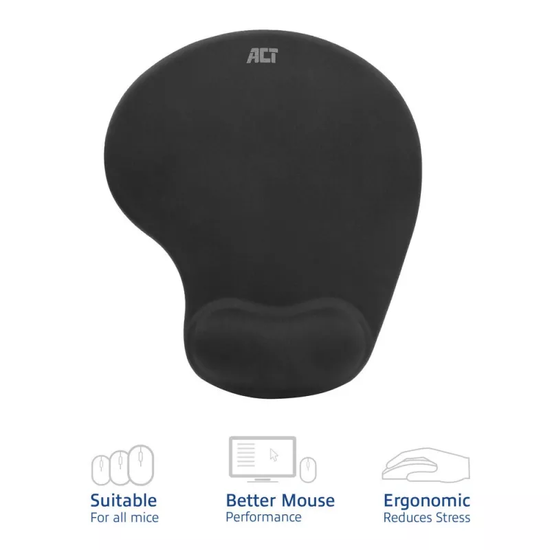 Pelėdas ACT Ergonomic AC8010 su riešo atrama
