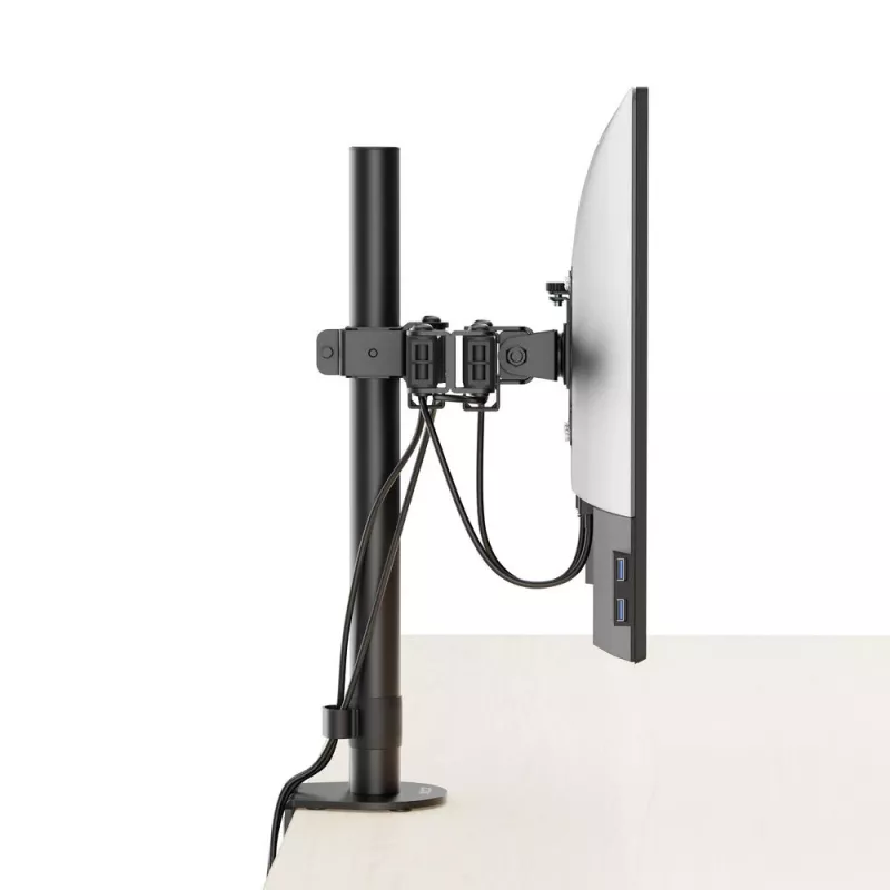 ACT Vieno monitoriaus laikiklis ACT AC8301, spaustuvinis/varžtinis, 8 kg, 10–32 colių