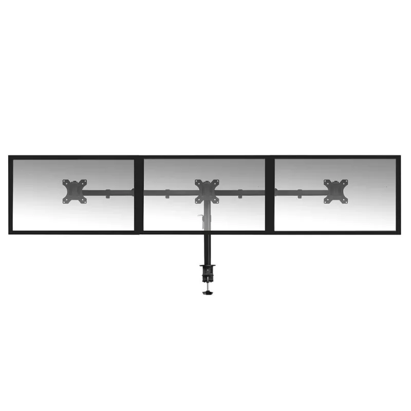 ACT Trijų monitorių laikiklis AC8303 – spaustuvinis / per angą, 30 kg, 13–27 col.