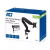 ACT Dujinė spyruoklė monitoriaus ranka Office juoda AC8311 Spaustuvas/Prakišamas 9 kg