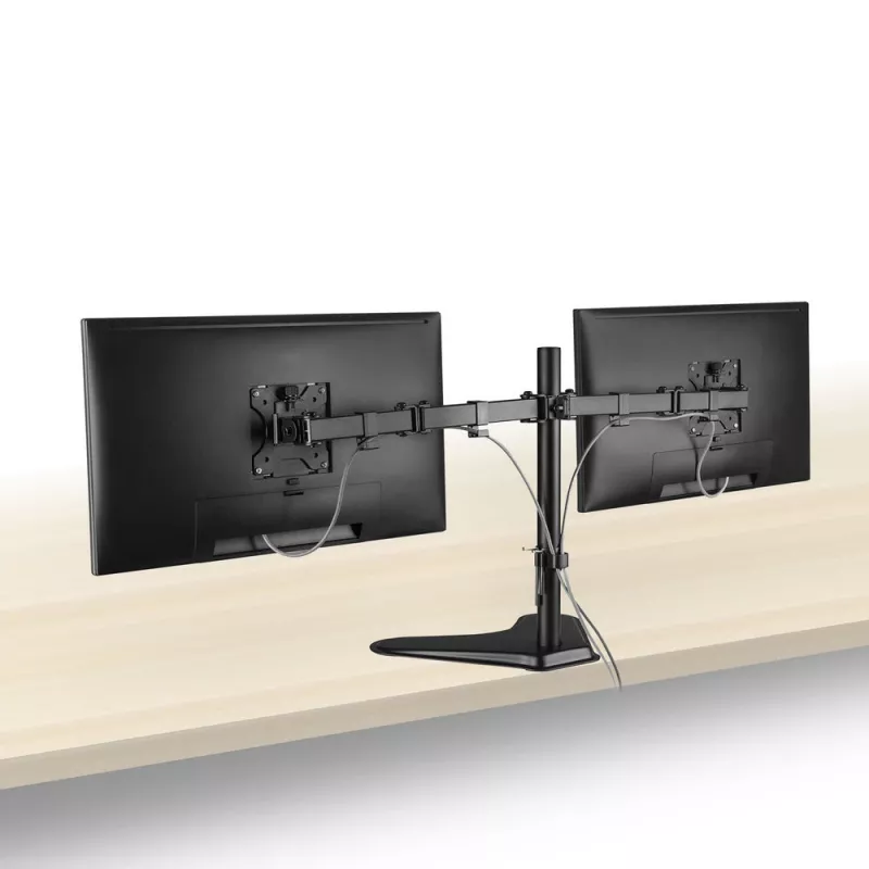 ACT laisvai pastatomas dviejų monitorių laikiklis AC8320, maks. svoris 16 kg, min. ekranas 33 cm, maks. ekranas 81,3 cm