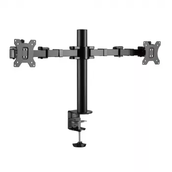 ACT dviejų monitorių laikiklis Office Solid Pro spaustuvu/per angą 12 kg 10-32 col.