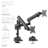 ACT monitorių laikiklis 35 colių biuro solid pro, mechaninė spyruoklė, 2 monitoriai