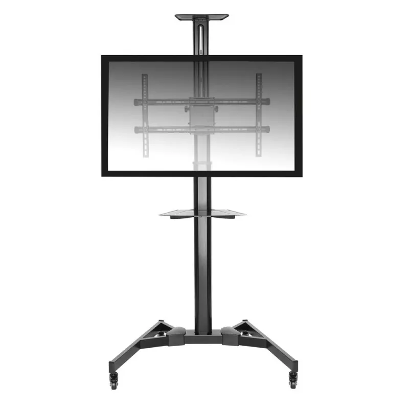 Televizoriaus stovas ant ratukų ACT AC8370 Juodas 70 colių 50 kg VESA 200x200–600x400