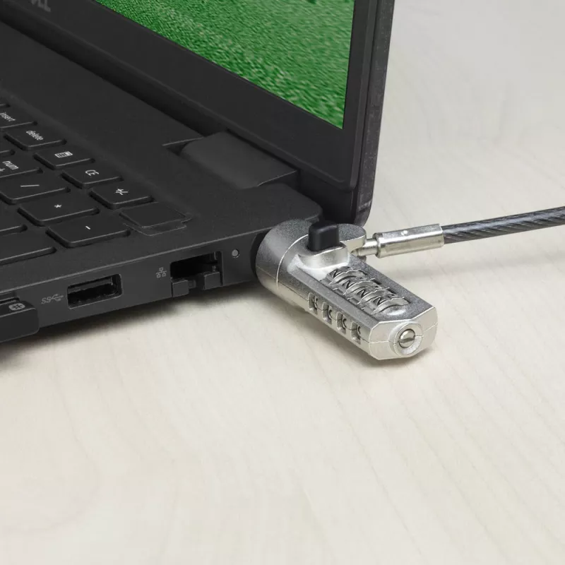 ACT Wedge Laptop Lock AC9035 spyna su kombinaciniu kodu, metalinis, 2 m kabelis