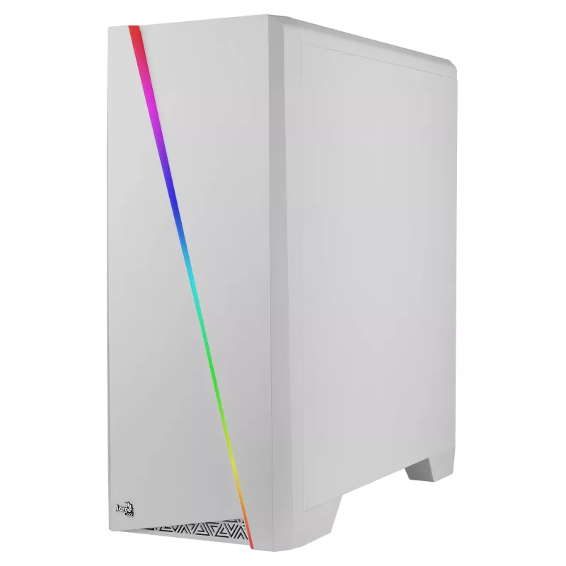 Aerocool Cyclon Midi Tower baltas kompiuterio korpusas