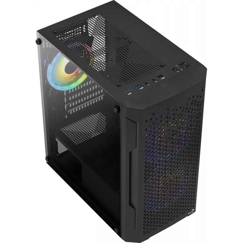 Korpusas Aerocool Trinity Mini Mini Tower Juodas