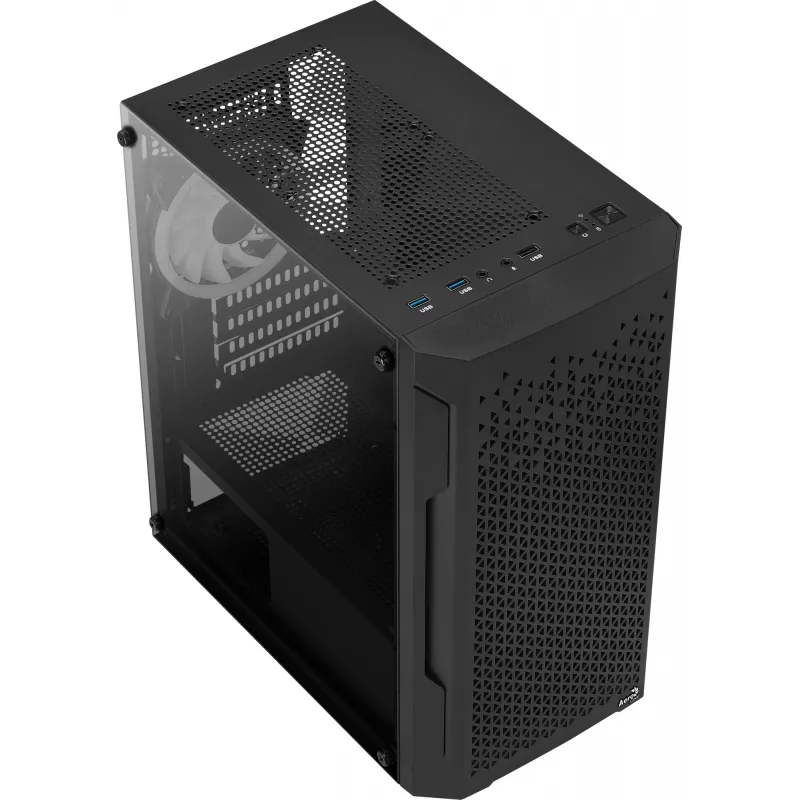 Korpusas Aerocool Trinity Mini Mini Tower Juodas