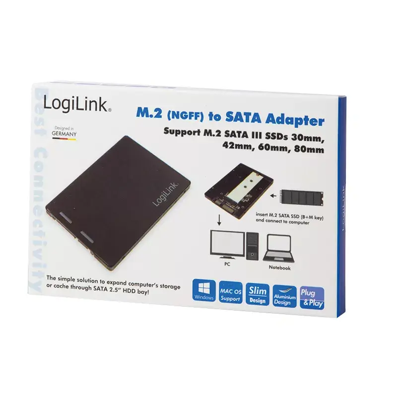 LogiLink AD0019 adapterio kortelė M.2 į 2,5 colio SATA