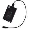 Išorinis HDD diskas Apricorn 2 TB USB Type-A į USB Type-C Aegis Fortress L3