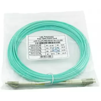BlueOptics AJ837A-BO InfiniBand šviesolaidinis kabelis 15 m LC turkio spalvos