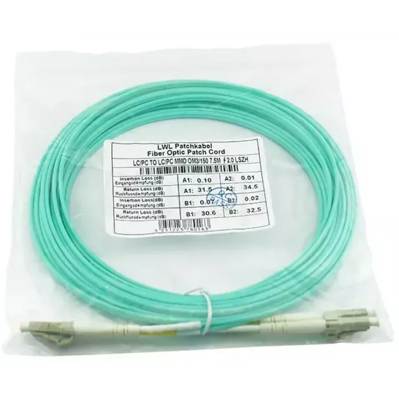 BlueOptics AJ837A-BO InfiniBand šviesolaidinis kabelis 15 m LC turkio spalvos