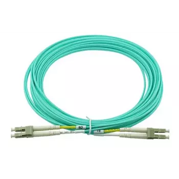 Skaidulinis optinis kabelis BlueOptics AJ839A 50 m LC OM3 Aqua