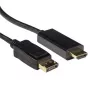 Vaizdo kabelio adapteris ACT AK3992 5 m DisplayPort į HDMI juodas