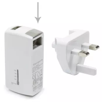 Targus APD752EU nešiojamas įkroviklis 2100 mAh Baltas