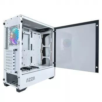 Korpusas Azza APOLLO 430 Midi Tower Baltas
