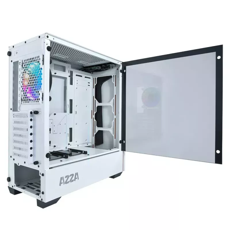 Korpusas Azza APOLLO 430 Midi Tower Baltas