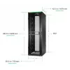 APC NetShelter SX Server Rack Gen 2, 48U, 2258H x 750P x 1070G mm, su šonais, juodas