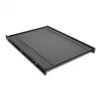 Reguliuojama stelažo lentyna APC AR8122BLK, metalinė, 470 mm plotis, 660 mm max gylis, 44 mm aukštis, juoda
