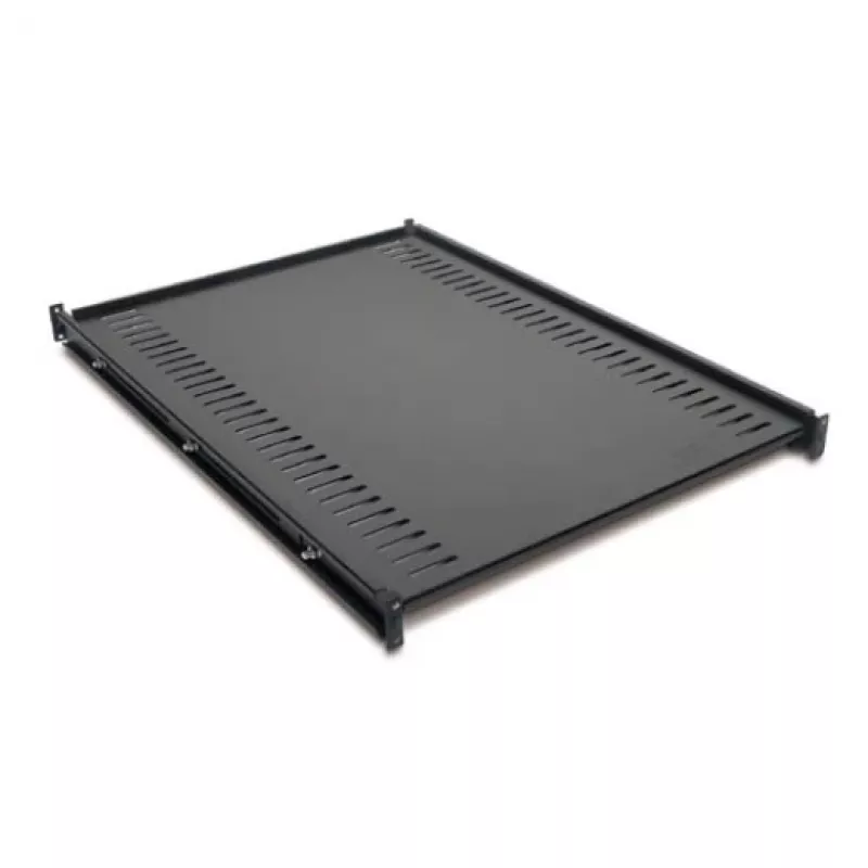 Reguliuojama stelažo lentyna APC AR8122BLK, metalinė, 470 mm plotis, 660 mm max gylis, 44 mm aukštis, juoda