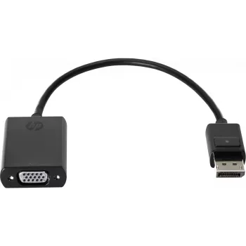 HP DisplayPort į VGA adapteris, DisplayPort (vyriškas) į VGA (vyriškas), juodas